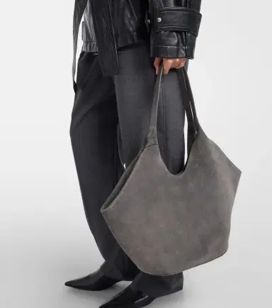 Aesther Ekme Phantom Large suede tote bag | Thumbnail 4