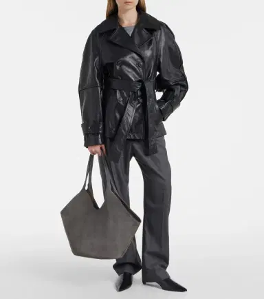 Aesther Ekme Phantom Large suede tote bag | Thumbnail 5