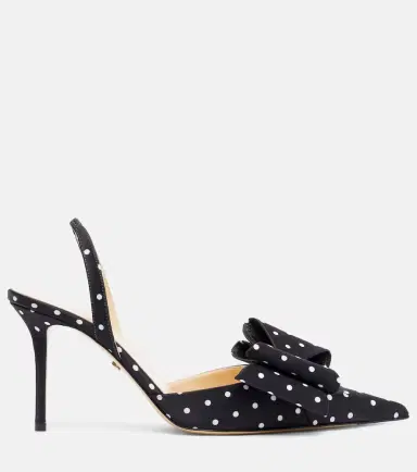Mach & Mach Le Cadeau 85 polka-dot satin pumps | Thumbnail 2