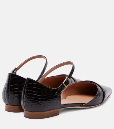 Malone Souliers Ulla croc-effect leather flats | Thumbnail 4