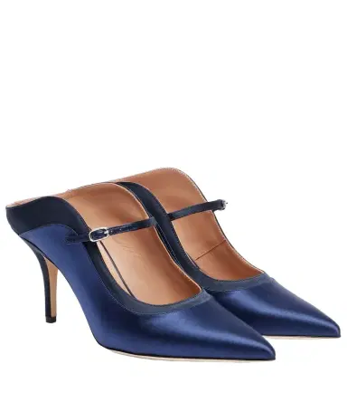 Malone Souliers Delphi 70 satin pumps | Thumbnail 1