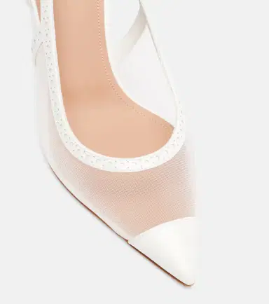 Malone Souliers Aubrey 70 mesh slingback pumps | Thumbnail 3 Malone Souliers Aubrey 70 mesh slingback pumps | Thumbnail 3