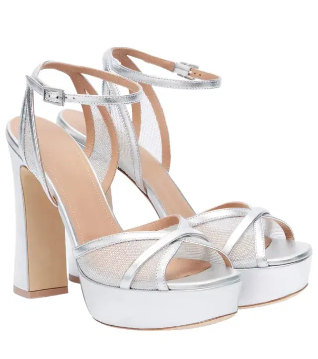 Malone Souliers Sylvie 125 leather platform sandals