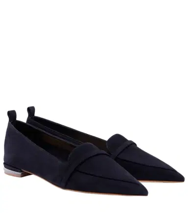 Malone Souliers Dora 10 suede loafers | Thumbnail 1 Malone Souliers Dora 10 suede loafers | Thumbnail 1