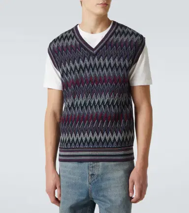 Missoni Zigzag wool sweater vest | Thumbnail 2
