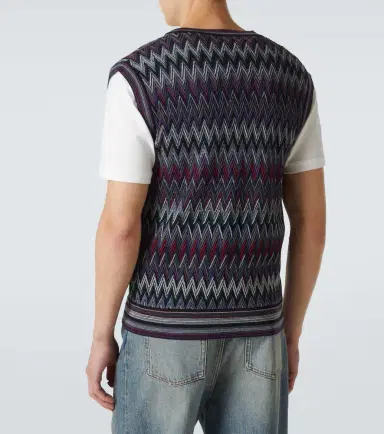Missoni Zigzag wool sweater vest | Thumbnail 4