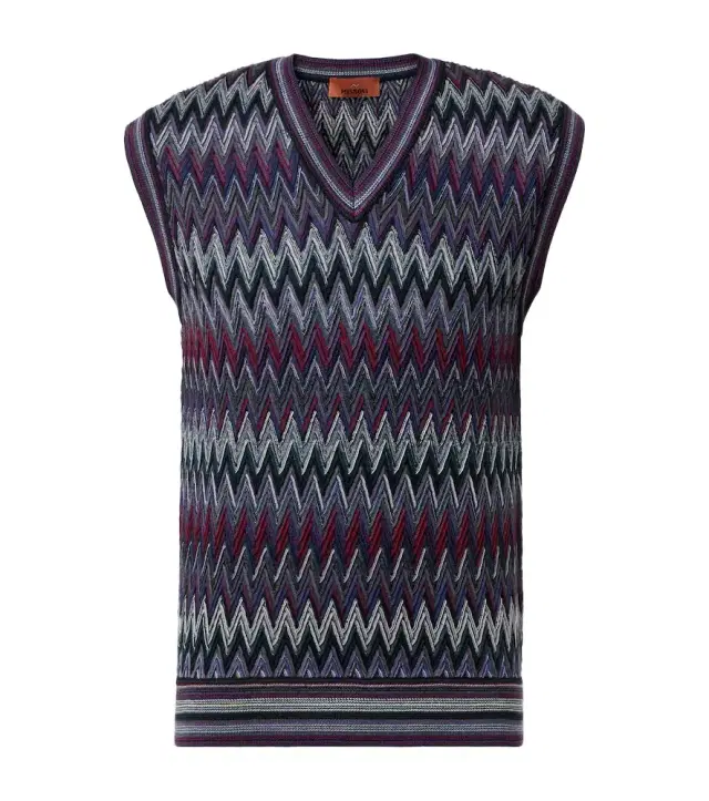 Missoni Zigzag wool sweater vest