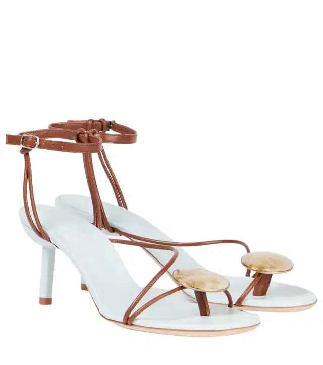 Christopher Esber Doma 70 embellished leather sandals