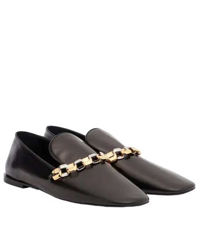 Jil Sander Chain-detail leather loafers