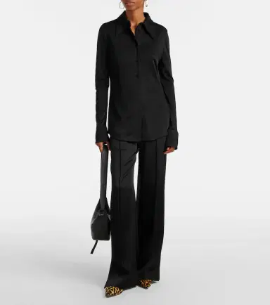 Jil Sander Pointy leopard-print calf hair mules | Thumbnail 5