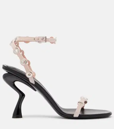 PUCCI Emilio 95 eyelet suede sandals | Thumbnail 4