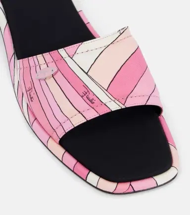 PUCCI Iride twill sandals | Thumbnail 5