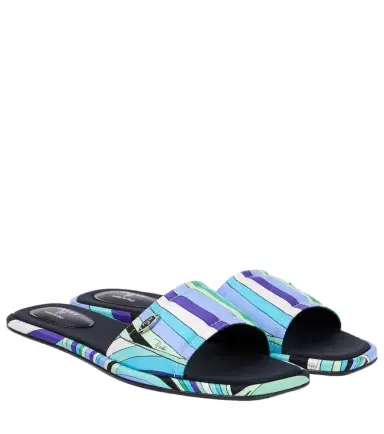 PUCCI Iride twill thong sandals | Thumbnail 1