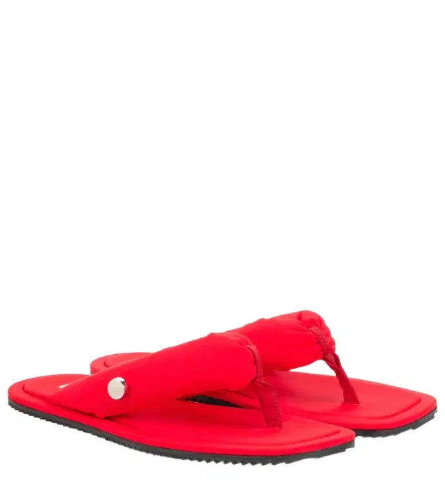 The Attico Indie canvas thong sandals
