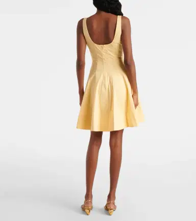 Staud Romy gathered cotton minidress | Thumbnail 5 Staud Romy gathered cotton minidress | Thumbnail 5