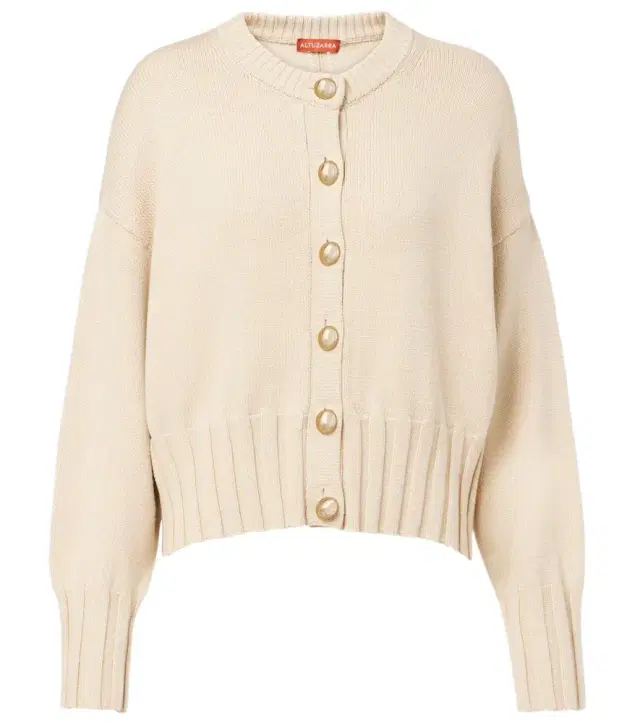 Altuzarra Cotton and silk-blend cardigan