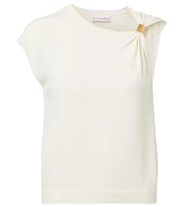 Altuzarra Asymmetrical jersey top