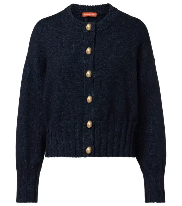 Altuzarra Liam cotton and silk-blend cardigan