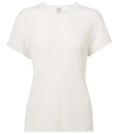 Toteme Knitted silk T-shirt | Thumbnail 1