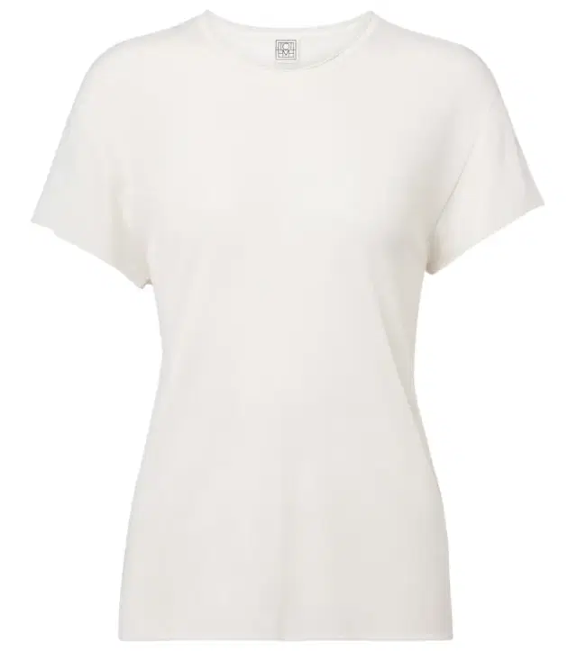 Toteme Knitted silk T-shirt