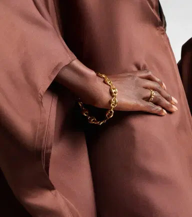 STONE AND STRAND Puffed Maritime 14kt gold chain bracelet | Thumbnail 2