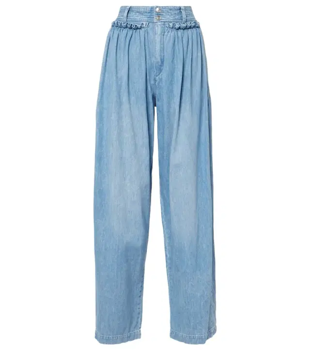 Isabel Marant Inaya high-rise wide-leg jeans