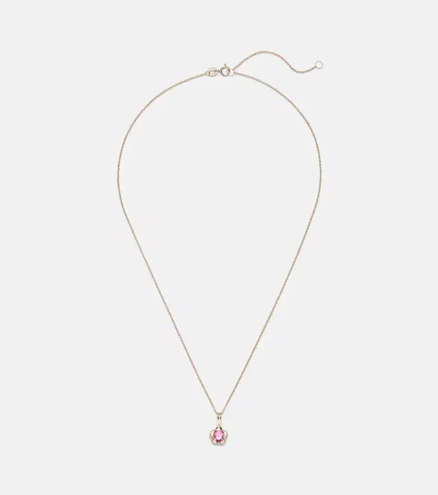 Festival 14kt gold necklace with tourmaline Festival 14kt gold necklace with tourmaline