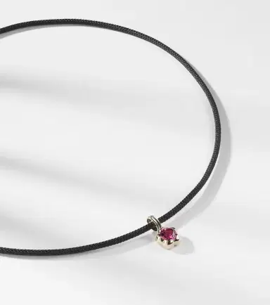 STONE AND STRAND Festival Vibes 14kt gold choker with tourmaline | Thumbnail 6