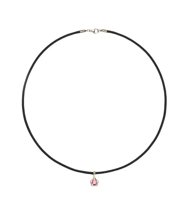 Stone and Strand Festival Vibes 14kt gold choker with tourmaline