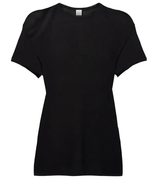 Toteme Knitted silk t-shirt