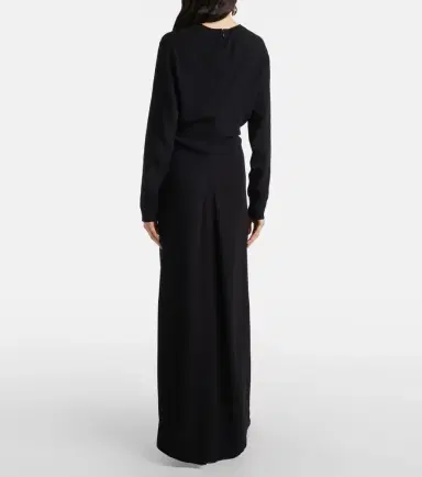 Toteme Draped cady maxi dress | Thumbnail 5