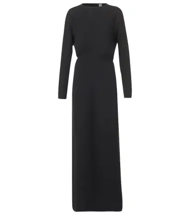 Toteme Draped cady maxi dress | Thumbnail 1