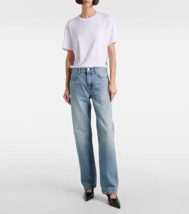 Toteme Low-rise straight jeans | Thumbnail 4