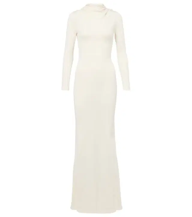 Aya Muse Viva knitted silk and cashmere maxi dress