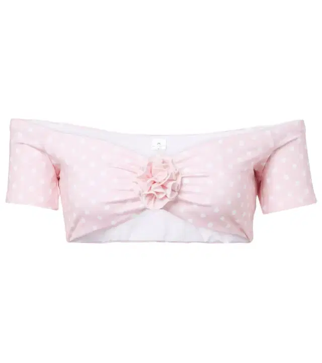 Bananhot Stefani polka-dot crop top
