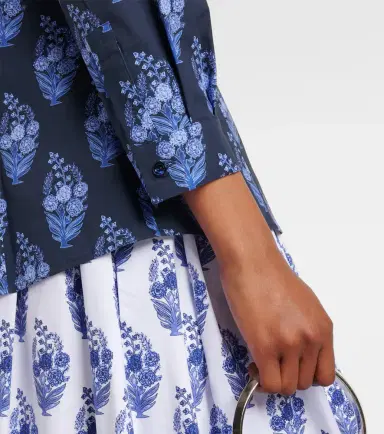 Carolina Herrera Icon floral cotton-blend shirt | Thumbnail 5 Carolina Herrera Icon floral cotton-blend shirt | Thumbnail 5