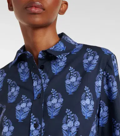 Carolina Herrera Icon floral cotton-blend shirt | Thumbnail 6 Carolina Herrera Icon floral cotton-blend shirt | Thumbnail 6