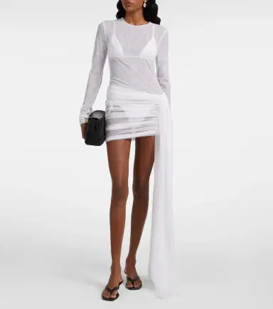 Bananhot Aiden draped minidress | Thumbnail 2