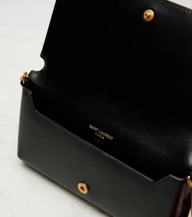 Saint Laurent Cassandre leather phone pouch | Thumbnail 2 Saint Laurent Cassandre leather phone pouch | Thumbnail 2