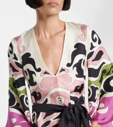 La DoubleJ Magnifico printed silk twill minidress | Thumbnail 5