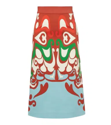 La DoubleJ Baia printed cotton-blend midi skirt | Thumbnail 1