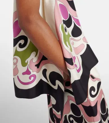 La DoubleJ San Carlo printed silk twill top | Thumbnail 4