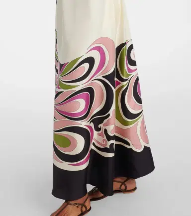La DoubleJ Roy printed silk twill maxi dress | Thumbnail 2
