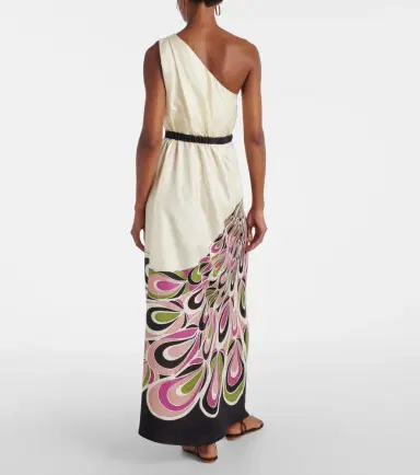 La DoubleJ Roy printed silk twill maxi dress | Thumbnail 4