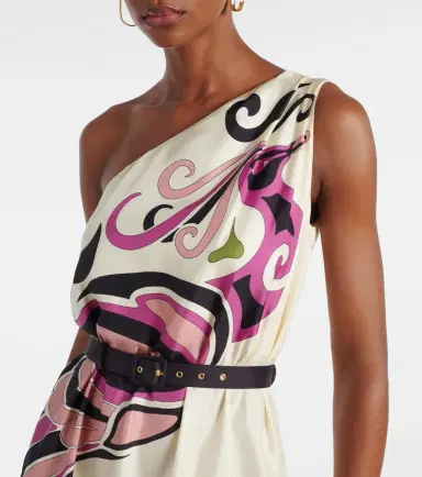 La DoubleJ Roy printed silk twill maxi dress | Thumbnail 6
