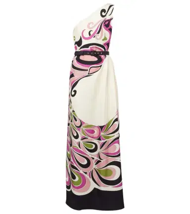 La DoubleJ Roy printed silk twill maxi dress | Thumbnail 1
