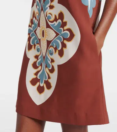 La DoubleJ Printed satin shift dress | Thumbnail 2
