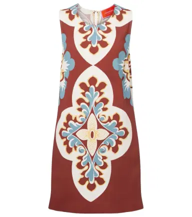 La DoubleJ Printed satin shift dress | Thumbnail 1