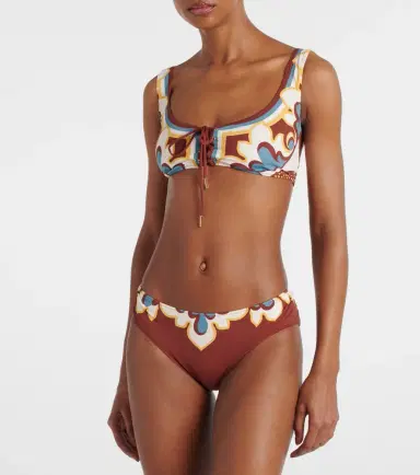 La DoubleJ Sunset printed bikini bottoms | Thumbnail 4