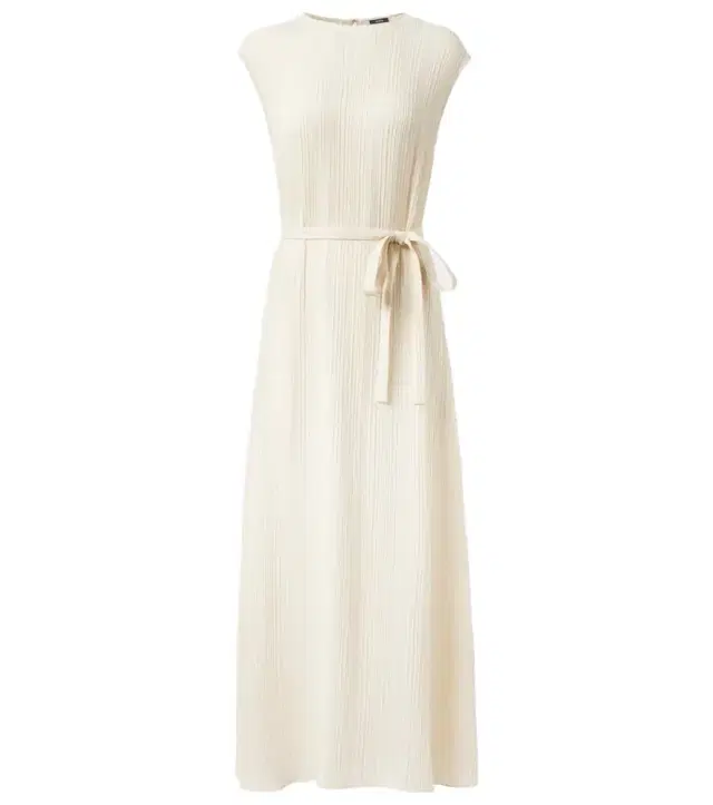 Joseph Garnier pleated jacquard midi dress